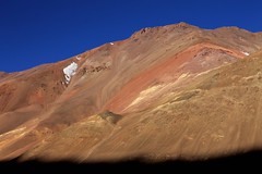 Colourful hills near Paso Agua Negra