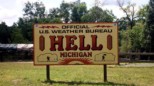 Hell.  Well, that's one way to look at it.  (What? You thought that I would choose some fire-and-brimstone pic?), From FlickrPhotos