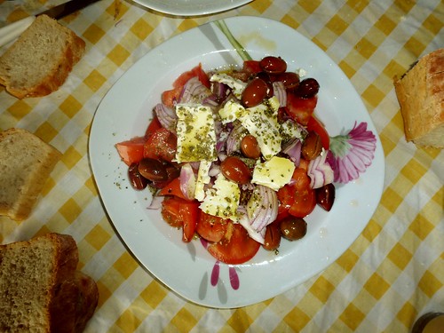 Salade grecque, Kardamas, Grèce