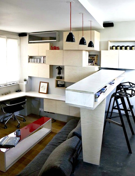 130-Square-Foot-Micro-Apartment-in-Paris by homestilo, on Flickr