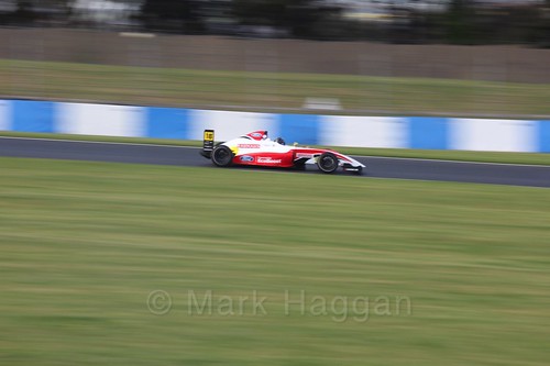 Hampus Ericsson in British F4 Race Two during the BTCC Weekend at Donington Park 2017