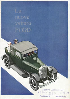 La nuova vettura FORD - 1925