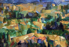 Cézanne, Mont Sainte-Victoire, 1902-04 (detail)