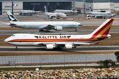 Kalitta Boeing 747-400F at HKG (N782CK)