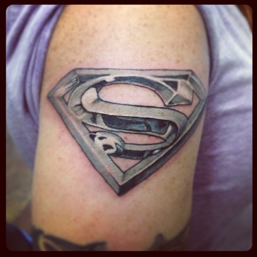 superman #chrome #tattoo - a photo on Flickriver