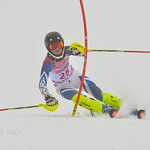 April 14th, 2017- Tessa Foote of Ontario takes third place in the Mackenzie Investments Whistler Cup U14 LADIES Slalom Ski Race. Photo by Scott Brammer - www.coastphoto.com