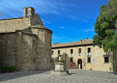 San Leo, Medieval Square, Italy