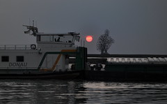 Sunset, exposure Lelystad
