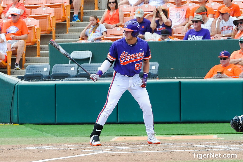 Clemson Baseball Photo of Seth Beer and Wake Forest