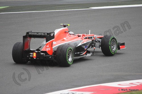 Max Chilton in Free Practice 2 at the 2013 British Grand Prix