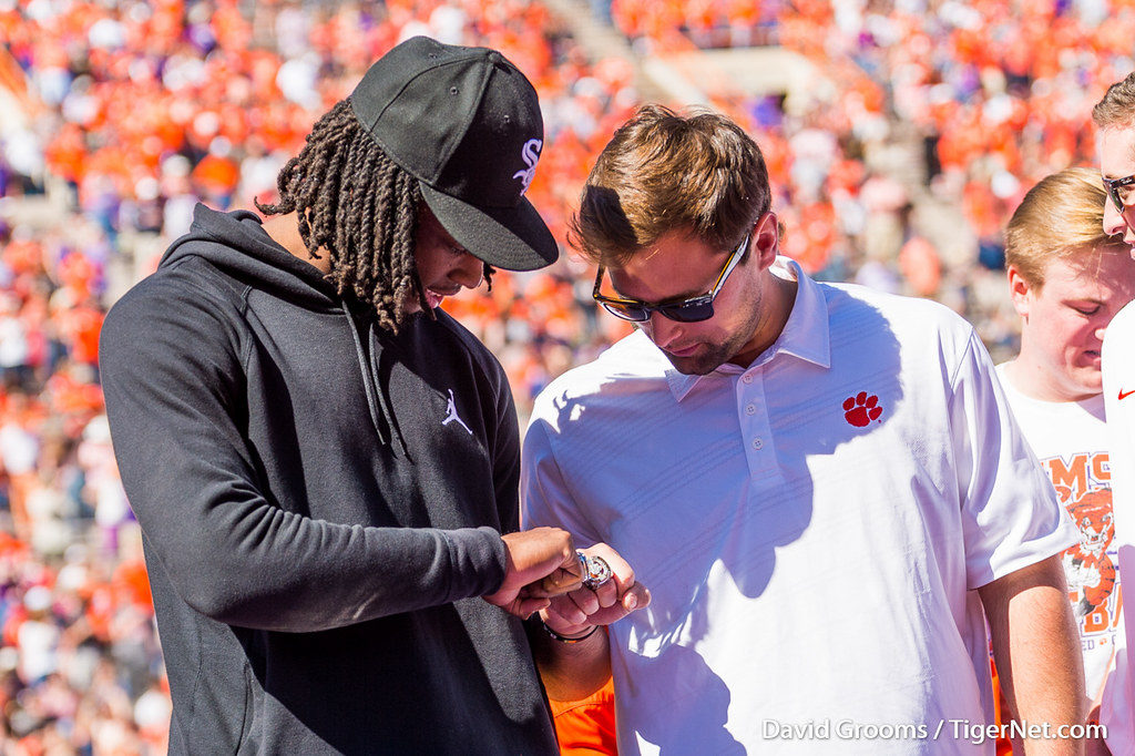 Clemson Football Photo of Mike Williams and springgame