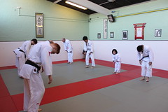 Nada High School visits Oxford Judo