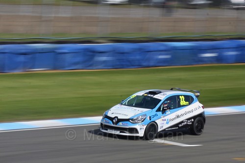 Paul Rivett in Clio Cup qualifying during the BTCC Weekend at Donington Park 2017: Saturday, 15th April