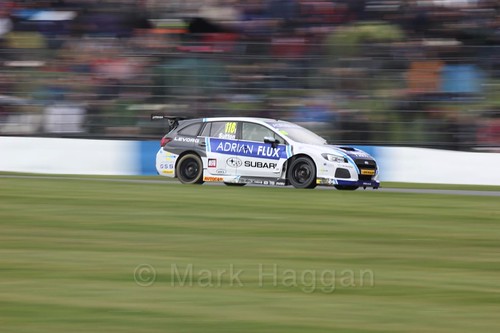 Ashley Sutton in race one at the British Touring Car Championship 2017 at Donington Park