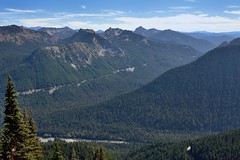 A Valley with Mountains All Around (Mount Rainier National Park)