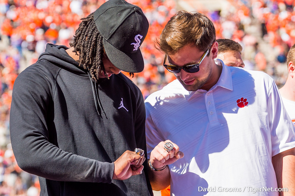 Clemson Football Photo of Mike Williams and springgame