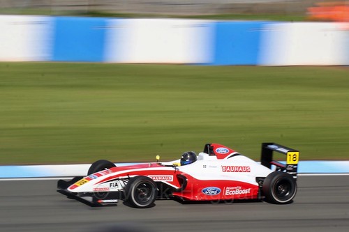 Hampus Ericsson in British F4 Race One during the BTCC Weekend at Donington Park 2017
