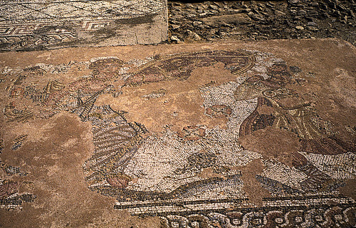 040Zypern Kourion Haus des Achilles Mosaik • <a style="font-size:0.8em;" href="http://www.flickr.com/photos/69570948@N04/14039877686/" target="_blank">Auf Flickr ansehen</a>