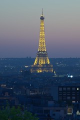 Eiffel Tower at the blue hour