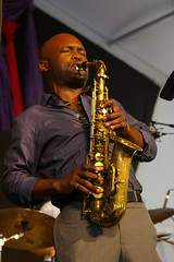 Khari Allen Lee at the New Orleans Jazz and Heritage Festival, Sunday, April 27, 2014