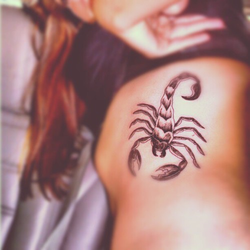 Scorpio Zodiac Tattoo On Girl Side Rib - a photo on Flickriver