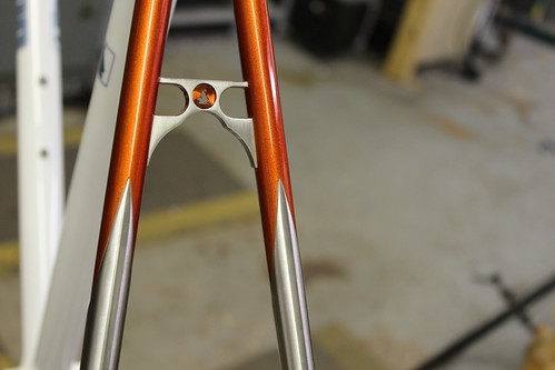 Stainless bridge and seat stay sleeves