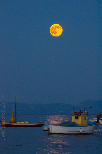 luna rossa ad Ischia - luglio 2014