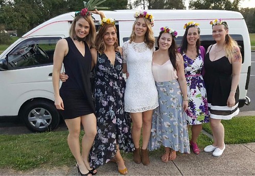 Can you guess where these ladies are going? Hens, cruise, race, corporate party, night club? #PartyShuttleOn ladies. #Sydney