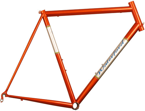 <p>Waterford 33-Series Race Ready in Orange Glow over Sterling SIlver with Silver Panels.  </p>