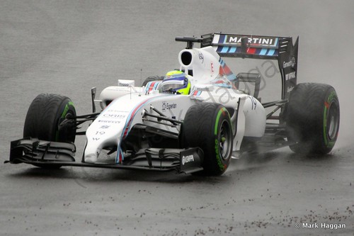 Felipe Massa during Free Practice 3 at the 2014 British Grand Prix
