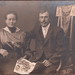 Portrait of a couple with an issue of 'Meggendorfer-Blätter' by Karl Müller (1916)
