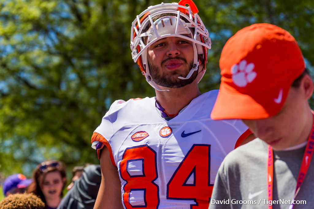 Clemson Football Photo of Cannon Smith and springgame