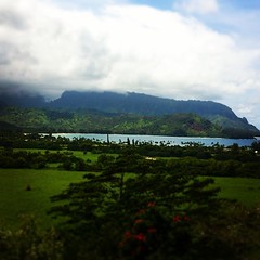 Hanalei Bay Overlook - That's Puff the Magic Dragon in the Foreground #travel #kauai • <a style="font-size:0.8em;" href="http://www.flickr.com/photos/34335049@N04/13885228950/" target="_blank">View on Flickr</a>