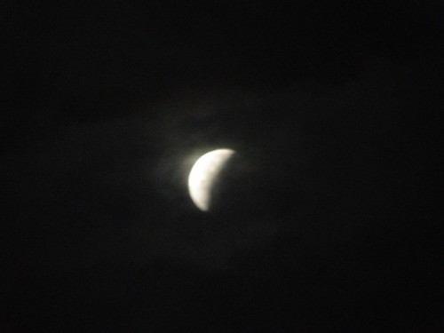 Eclipse parcial desde Liberia