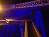 Aerial Lift Bridge in Duluth lit for July 4th fireworks