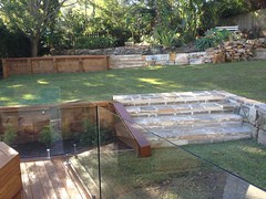 Decking and Glass Balustrading