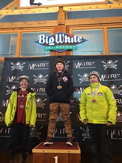 Big White Western Ski Cross Finals U12 MEN - RACE 2 PHOTO CREDIT: Todd Cashin