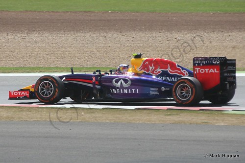 Daniel Ricciardo in The 2014 British Grand Prix