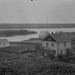 A view of the Hay River settlement from the Mission Boarding School, Northwest Territories, 1922 / Vue de Hay River a partir de la Mission, Territoires du -Nord-Ouest, 1922