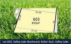 Lot 603 - SOLD Valley Lake Boulevard, Keilor East VIC
