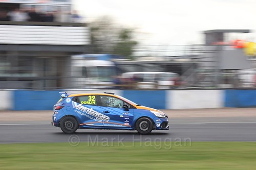 James Dorlin in Renault Clio Cup Race Three at the British Touring Car Championship 2017 at Donington Park