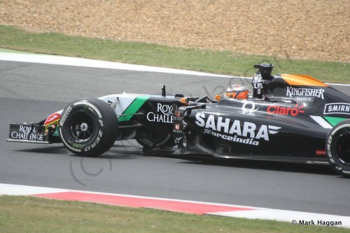 Nico Hulkenberg during The 2014 British Grand Prix