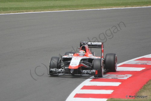 Jules Bianchi in The 2014 British Grand Prix