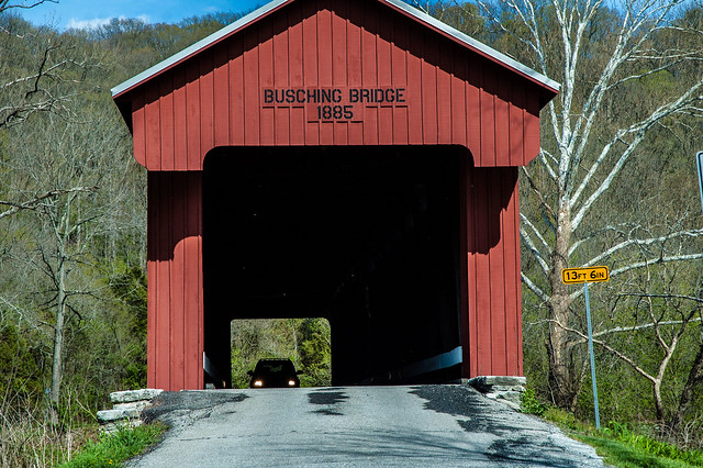 Versailles State Park - Busching Bridge - April 26, 2014