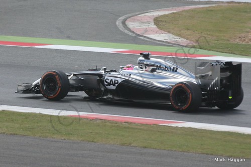 Jenson Button during the 2014 British Grand Prix