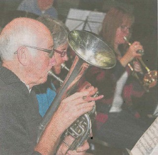 Cranbrook Town Band provide the music