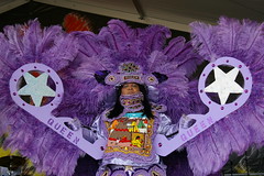 Golden Star Hunters Mardi Gras Indians at the New Orleans Jazz and Heritage Festival, Sunday, April 27, 2014