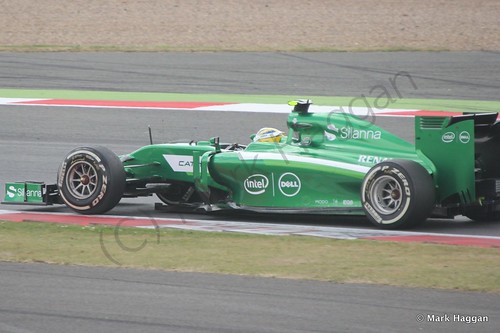 Marcus Ericsson during The 2014 British Grand Prix