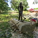 Hollowing out a canoe from a tree trunk is hard work. Near Kande, Malawi. • <a style="font-size:0.8em;" href="http://www.flickr.com/photos/50948792@N02/14209951720/" target="_blank">View on Flickr</a>