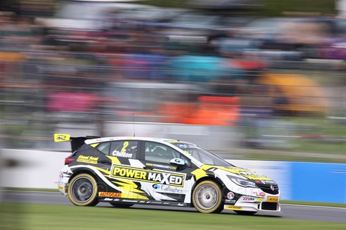 Tom Chilton in race one at the British Touring Car Championship 2017 at Donington Park